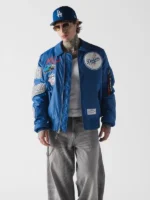 Dodgers Alpha Industries Jacket Royal Blue
