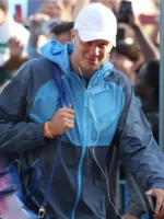 Erling Haaland 2026 Manchester City Blue Hooded Jacket