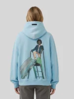 Fear of God Amy Sherald Pocket Light Blue Pullover Hoodie