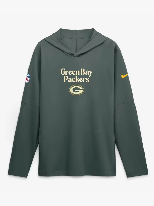 Green Bay Packers Rivalries Hooded Long Sleeve T-shirt Green Bay Packers Rivalries Hooded Long Sleeve T-shirt