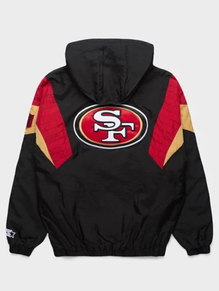 HOMAGE x Starter 49ers Blackout Breakaway Pullover Jacket