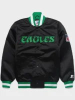 HOMAGE x Starter Eagles Blackout Heavyweight Satin Jacket