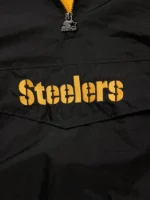 HOMAGE x Starter Steelers Blackout Breakaway Half-zip Jacket