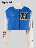 Heron Preston Cropped Varsity Jacket