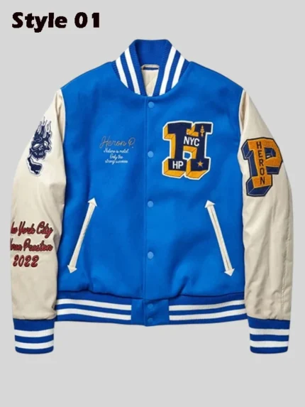 Heron Preston Varsity Jacket for mens