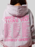 I Love You Say It Back Grey Hoodie