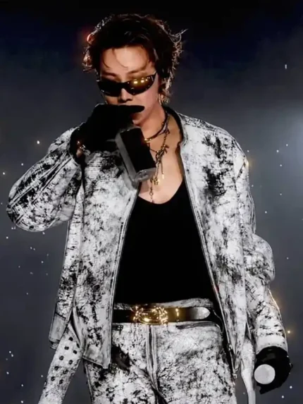 J-Hope BTS World Tour ARIRANG Chicago Leather Jacket