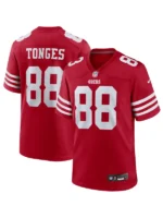 Jake Tonges 49ers 88 Jersey