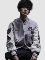 Jeff Hamilton x Neighborhood 2026 Embroidery Patchwork Craft Varsity Jacket