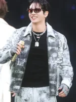 Jungkook BTS World Tour ARIRANG Chicago Diesel Jacket