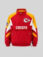 Kansas City Chiefs Starter Half-zip Red Pullover Jacket