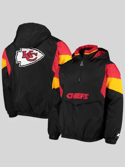 Kansas City Chiefs Starter Quarter-Zip Breakaway Jacket