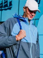 Manchester City Erling Haaland 2026 Blue Hooded Jacket