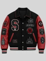 Marvel Spider Man Brand New Day Letterman Red Varsity Jacket