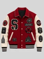 Marvel Spider Man Brand New Spin your story nyc Varsity Jacket