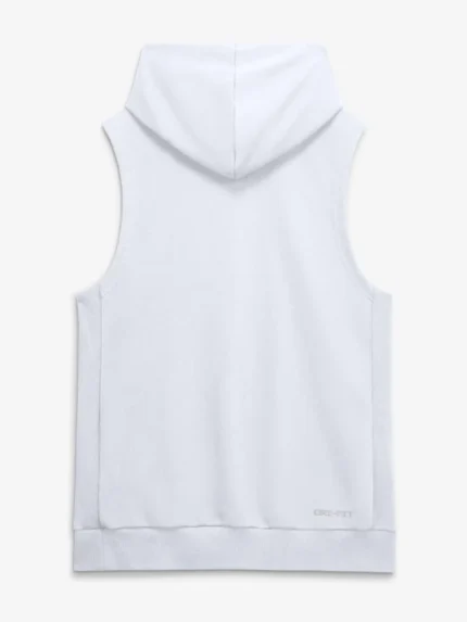 Men's Buffalo Bills Nike White Rivalries Collection Sideline Sleeveless Fleece Hoodie