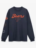 Men's Chicago Bears Nike Navy 2026 Rivalries Collection Max90 Long Sleeve T-Shirt