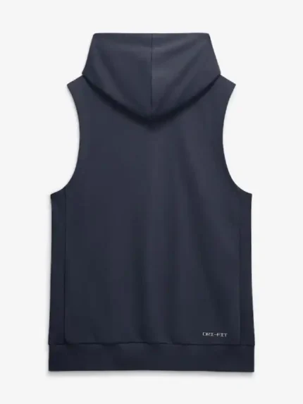 Men's Chicago Bears Nike Navy 2026 Rivalries Collection Sideline Sleeveless Fleece Hoodie