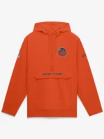 Men's Chicago Bears Nike Orange 2026 Rivalries Collection Sideline Anorak Half-Zip Jacket