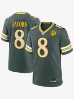 Men's Green Bay Packers Josh Jacobs Nike Green 2026 Rivalries Collection Game Jersey