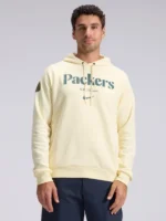 Men's Green Bay Packers Nike Cream 2026 Rivalries Collection Dri-FIT Pullover Hoodies