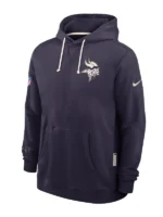 Men's Minnesota Vikings Nike Purple 2026 Rivalries Collection Dri-FIT Pullover Hoodie