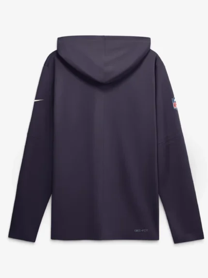 Men's Minnesota Vikings Nike Purple 2026 Rivalries Collection Sideline Lightweight Hooded Long Sleeve Top