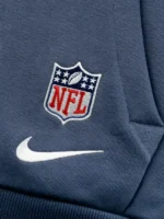 Men's Nike Blue New England Patriots Rivalries Collection Sideline Sleeveless Fleece Hoodie