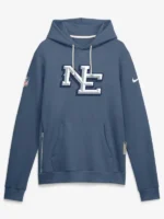 Men's Nike Blue New England Patriots Rivalries Collection Standard Issue Sideline Pullover Hoodie
