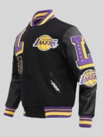NBA Los Angeles Lakers Logo Wool Varsity Jacket