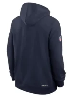 New England Patriots Nike Sideline Full-Zip Hoodie