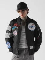 New Era Alpha Dodgers Jacket Black