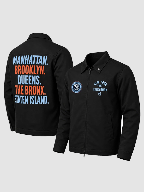 New York City FC Vs Everybody x Paper Planes Work Jacket New York City FC Vs Everybody x Paper Planes Work Jacket