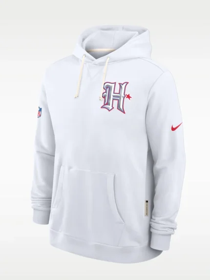 Nike Texans 2026 Rivalries Sideline White Pullover Hoodie