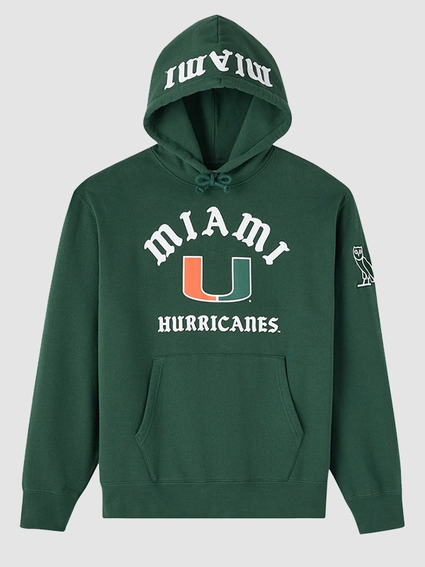 OVO Campus 02 Miami Hurricanes Hoodie OVO Campus 02 Miami Hurricanes Hoodie