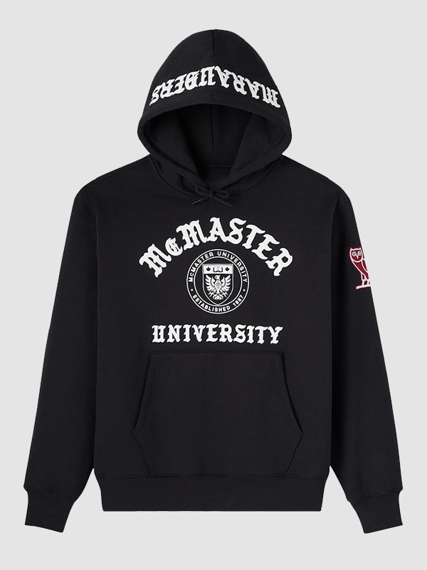 OVO McMaster University Black Hoodie OVO McMaster University Black Hoodie
