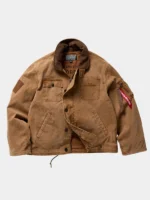 Old Forester Alpha Industries Jacket Brown