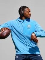 Preseason Nike 2026 Blue Pullover Hooded Jacket