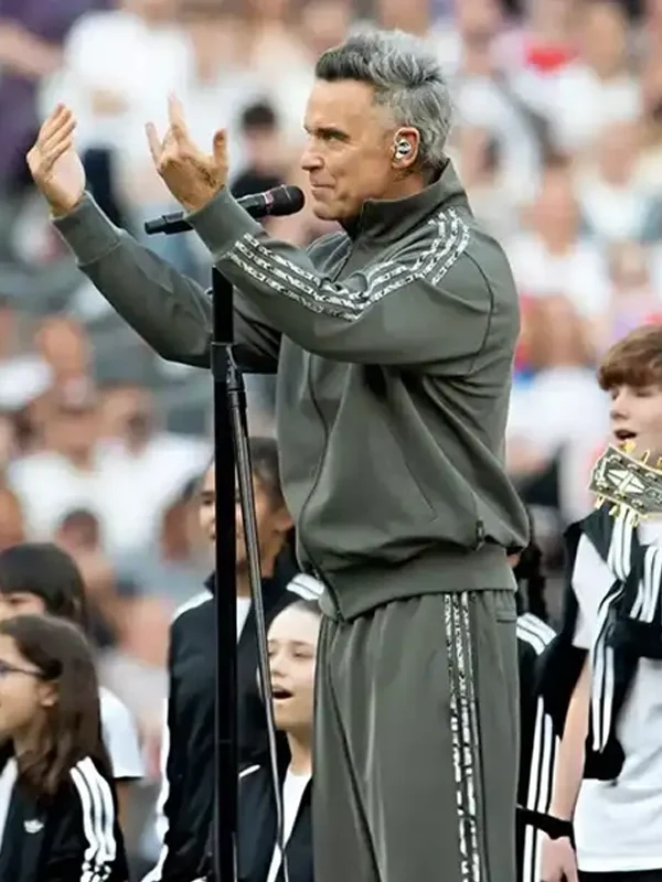 Robbie Williams Soccer Aid 2026 Track Jacket Robbie Williams Soccer Aid 2026 Track Jacket