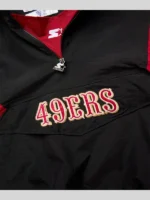 San Francisco 49ers NFL Starter Blackout Breakaway Jacket