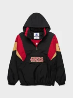 San Francisco 49ers Starter Blackout Breakaway Jacket