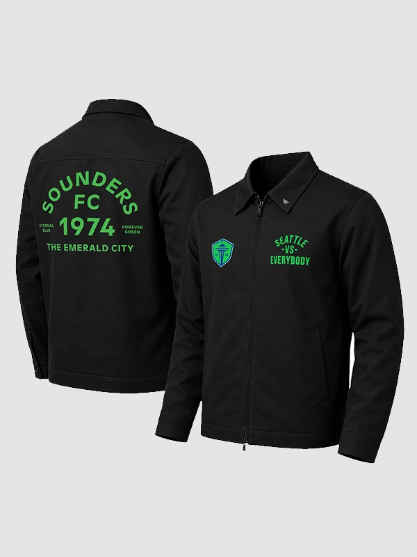 Seattle Sounders Vs Everybody x Paper Planes Work Jacket Seattle Sounders Vs Everybody x Paper Planes Work Jacket