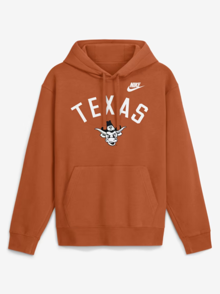 Texas Longhorns Nike Legacy Arch Club Hoodie - Texas Orange