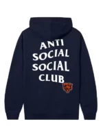 Unisex Chicago Bears AntiSocialSocialClub x NFL Navy Snap Hoodie