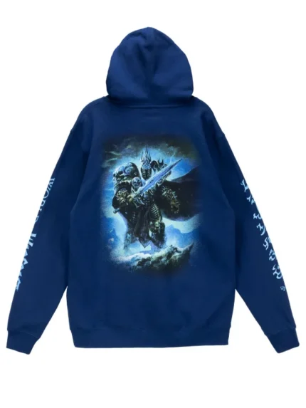 World of Warcraft Lich King Hoodie Blue