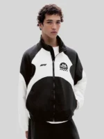 mens f1 lightweight Jacket Black and White